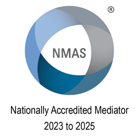 Nationally Accredited Mediator 2023-2025 badge
